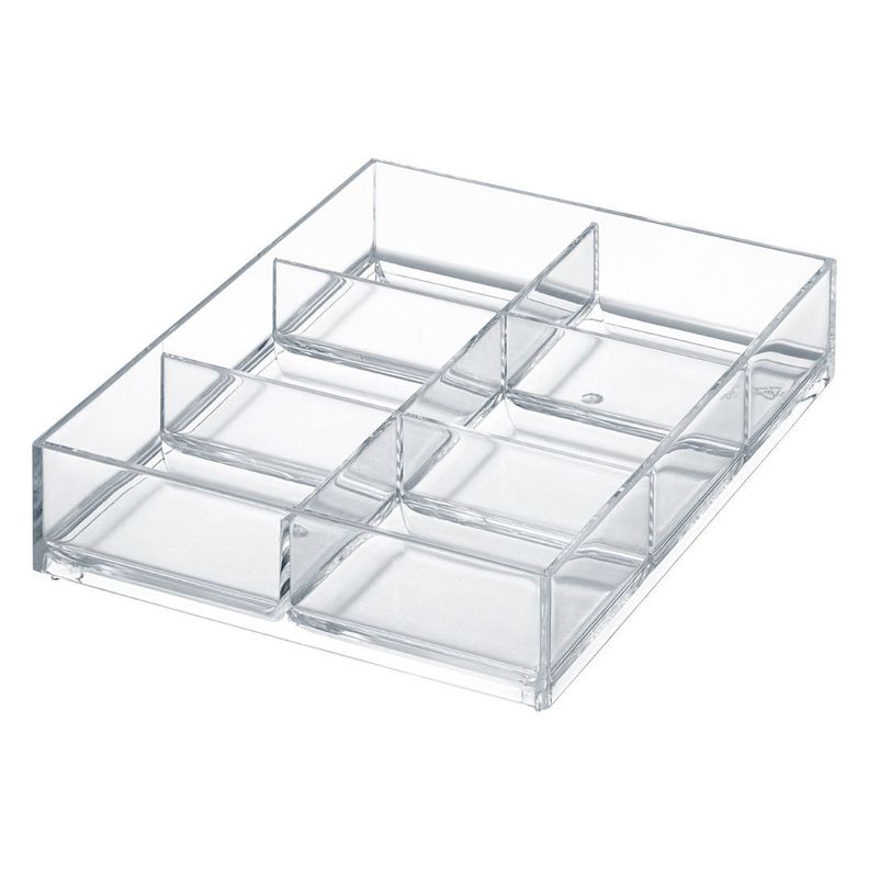 Organizador de Cajon y Accesorios S - 6 Secciones Transparente