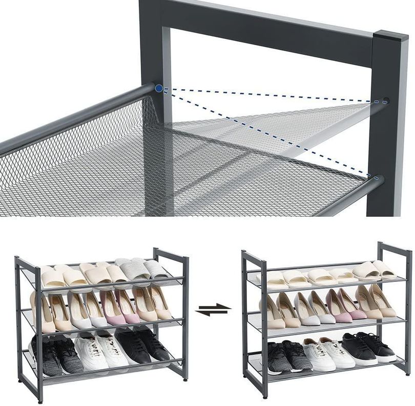 Zapatero / Estante Ajustable de 3 Niveles.-2