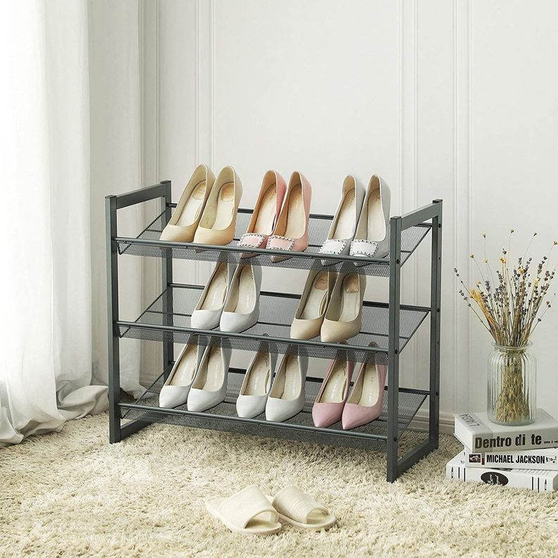 Zapatero / Estante Ajustable de 3 Niveles.-1
