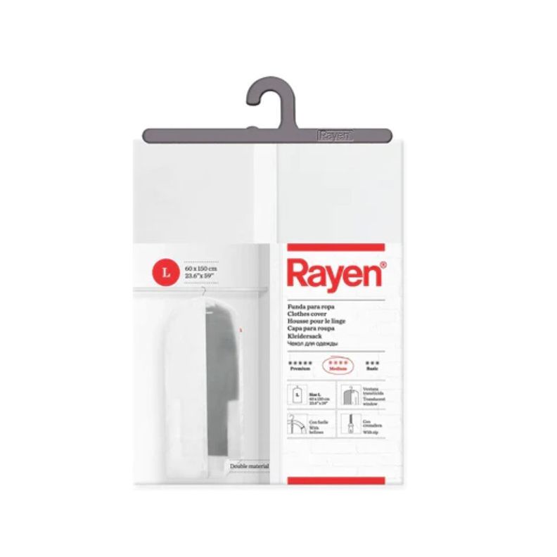 Funda de Ropa "L" Closet Color Blanco Medium Rayen®-1