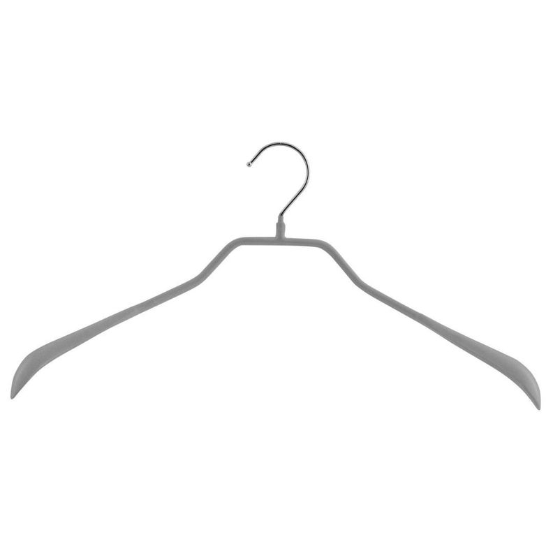 Set de 5 Colgadores Bodyform 46 cm Color Gris-1