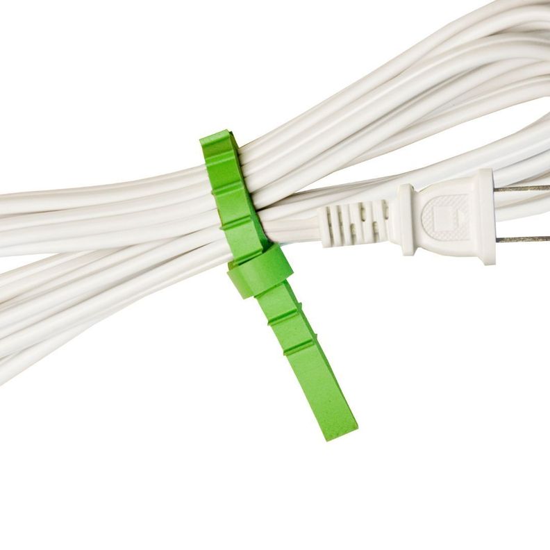 Set de 12 Amarra Cables Reutilizables.-2