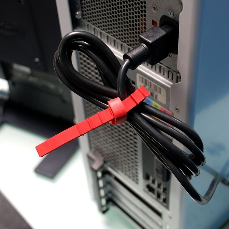 Set de 12 Amarra Cables Reutilizables.-6