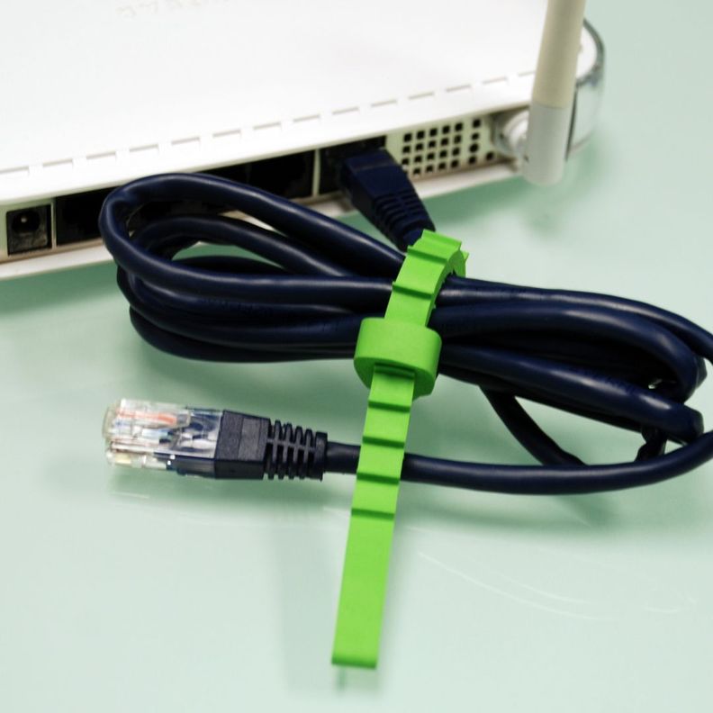 Set de 12 Amarra Cables Reutilizables.-4