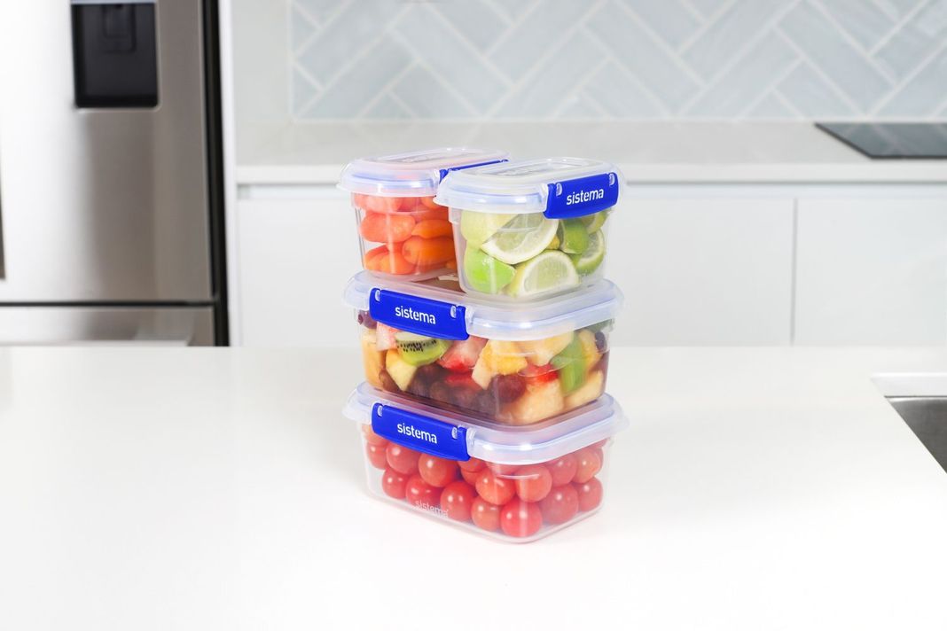Set de 4 contenedores Klip It Plus (2x 400 ml - 2x 1.0 lts) Sistema-3
