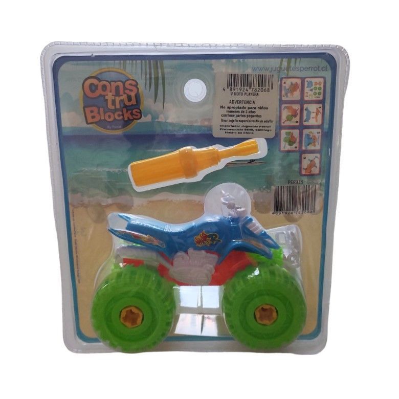 Moto Playera Armable Juguetes Perrot-3