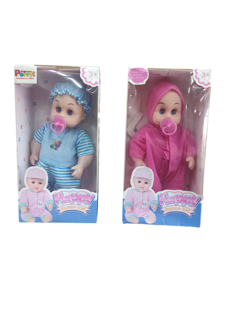 Muñeca Happy Con Chupete Y Sonidos-1