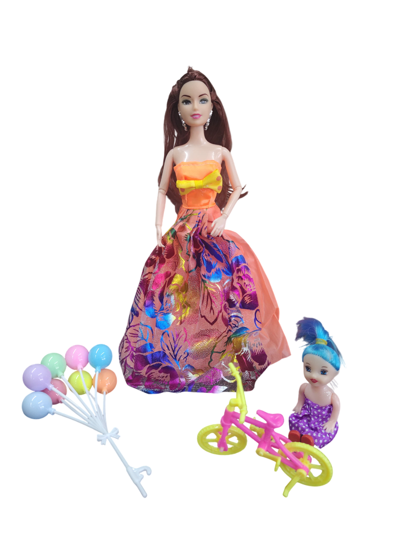 Muñeca Fashion Con Bebé-1
