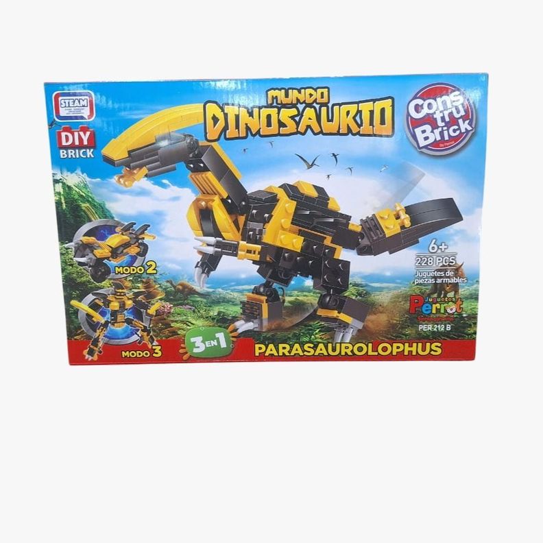 CONSTRUBRICK MUNDO DINOSAURIO PARASAUROLOPHUS-3