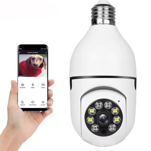 Cámara Inteligente de Seguridad Jortan Forma de Ampolleta 1 Lente 5G-5