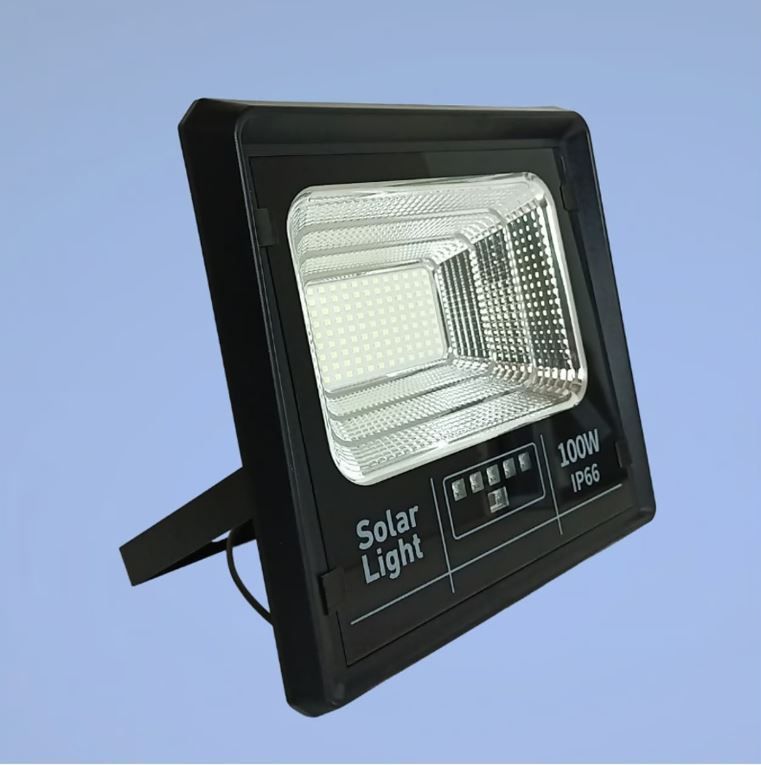 Foco Led con Panel Solar Reflector 100W IP66 JT-Clear-1