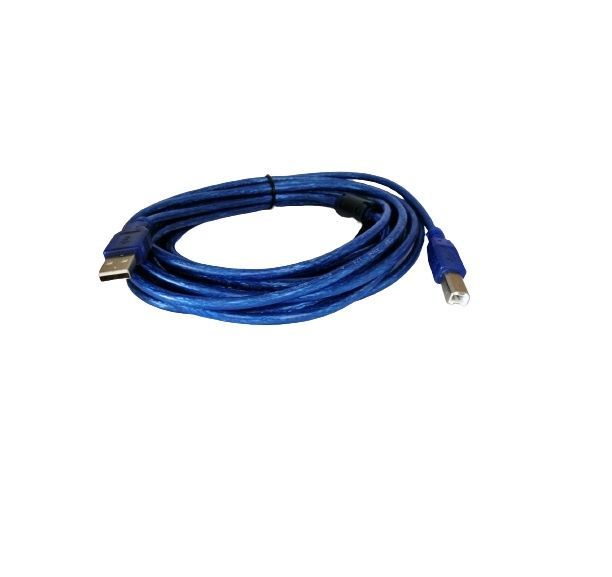 Cable para Impresora 5 mts Azul-0