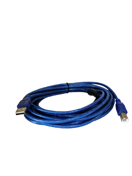 Cable para Impresora 5 mts Azul-1