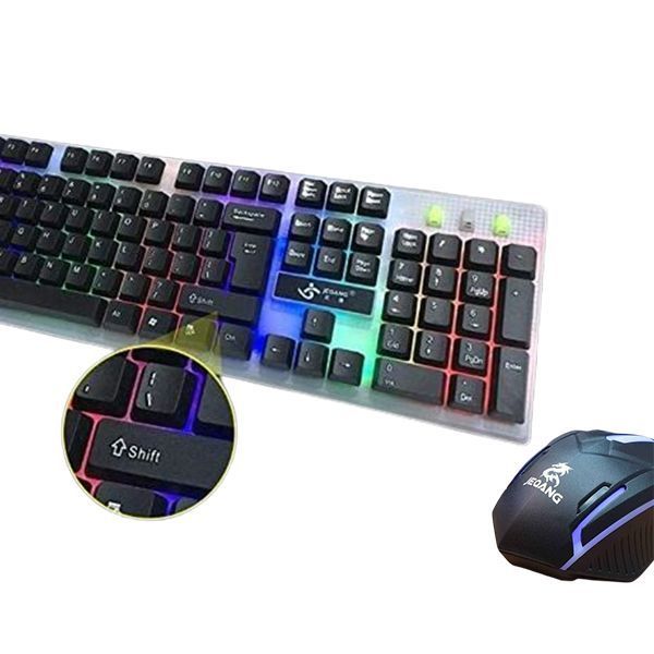 Kit de Teclado y Mouse Retro Gamer-2