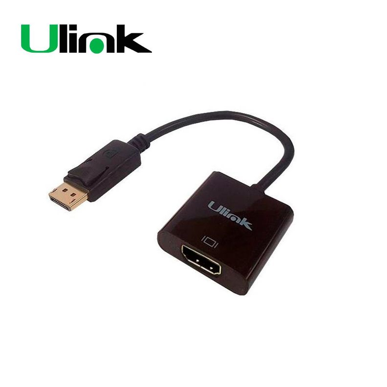 Adaptador Display Port Macho A Hdmi Hembra Ulink-1