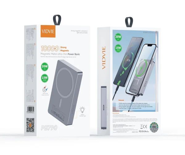 Powerbank Portátil Vidvie 10000mah Pb790-1