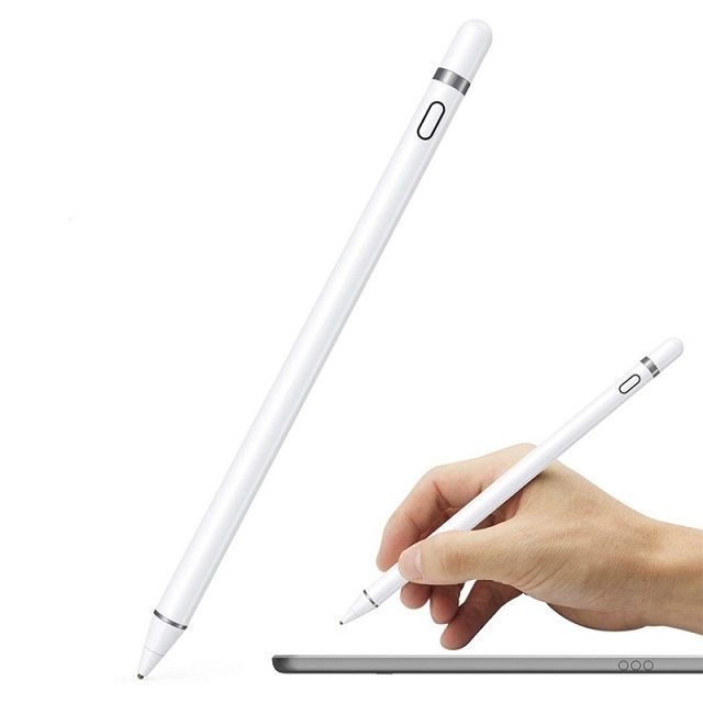 Lapiz Optico Pencil Punta Superfina Capacitivo Stylus Pen IRM 10743 Blanco