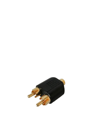 Adaptador Aux Audio Jack 3,5mm Hembra a RCA Macho-0