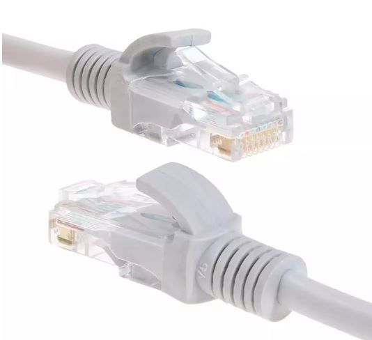 Cable de Red Rj45 Internet 15 Metros Categoría 6 UTP Blanco-0