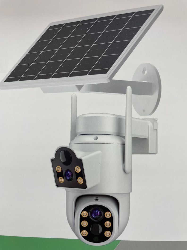 Cámara Seguridad con Panel Solar Wifi 5G IRM IP66 Modelo13086-0