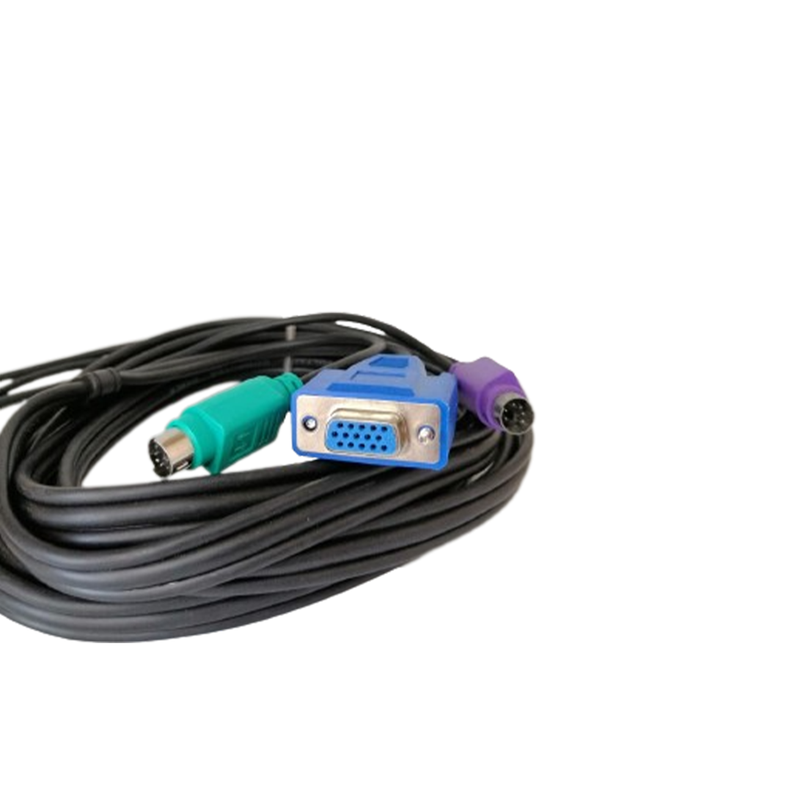 Cables Kvm 4 Conectores Ps/2 Y 2 Vga Macho/hembra 1.80m-1