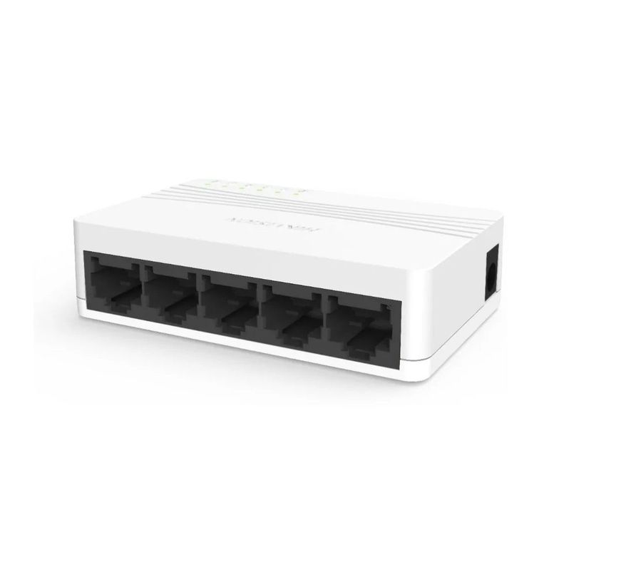 Switch LAN Hikvision 5 Puertos 10/100 DS-3E0105D-E - Blanco-0