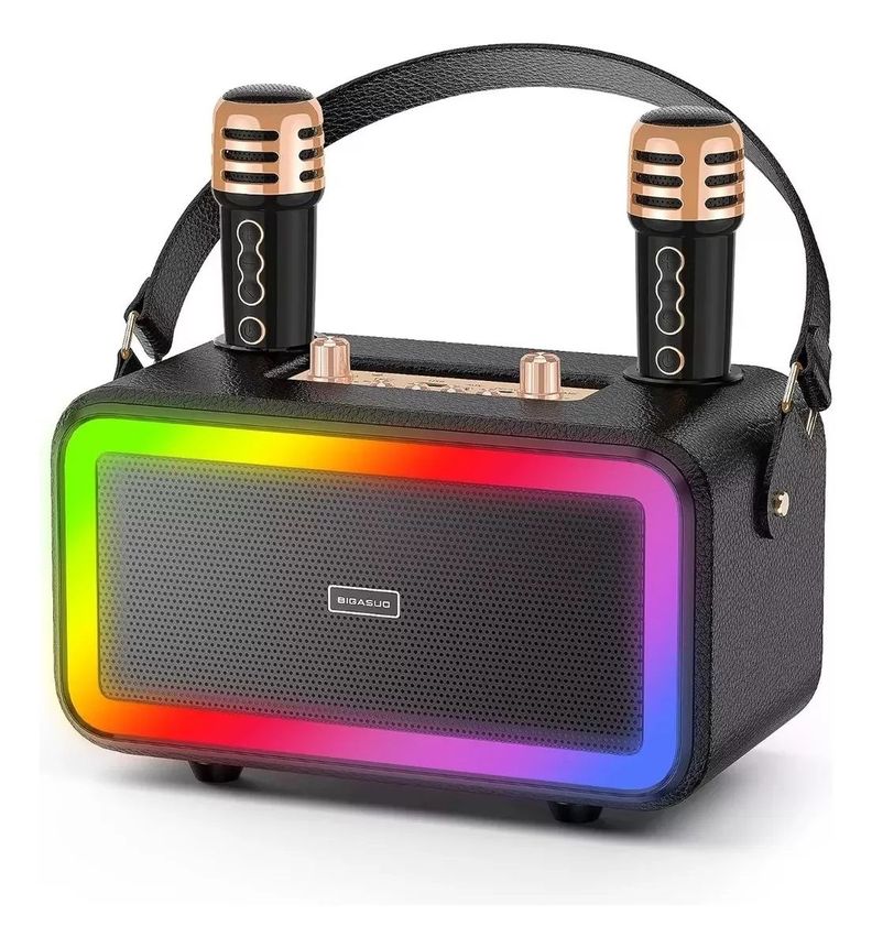 Parlante Máquina Estéreo Karaoke CMIK para Adultos y Niños-0