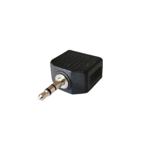 Adaptador Duplicador Jack Aux 3.5 Mm Macho A 2 Hembra-0