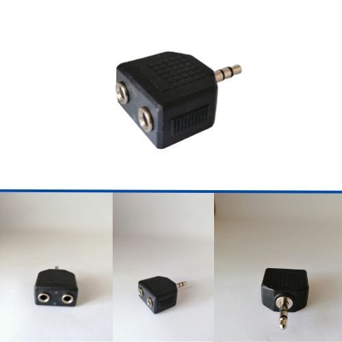 Adaptador Duplicador Jack Aux 3.5 Mm Macho A 2 Hembra-2