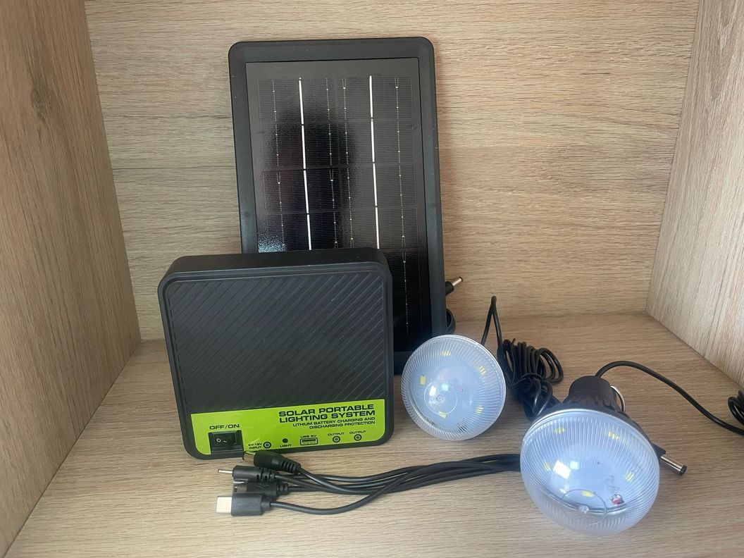 Kit De Iluminación Solar Portátil Ampolletas Camping-6