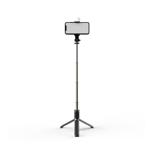 Selfie Stick con Luz LED Ajustable y Control Remoto Dusted Negro-3