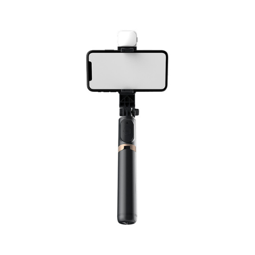 Selfie Stick con Luz LED Ajustable y Control Remoto Dusted Negro-4