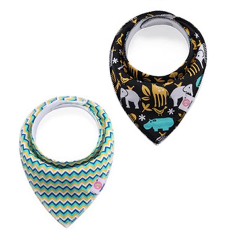 Pack De Baberos De Algodón Tipo Bandana 0 -12 meses-0