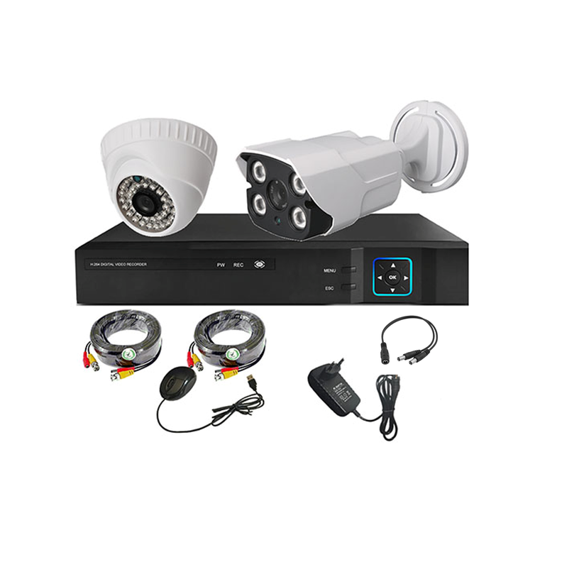 Kit 2 Cámaras Seguridad Mixto HD - M23L-0