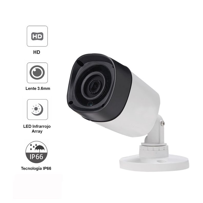 Kit 8 Cámaras de Seguridad Exterior HD 1MP - E80L-1