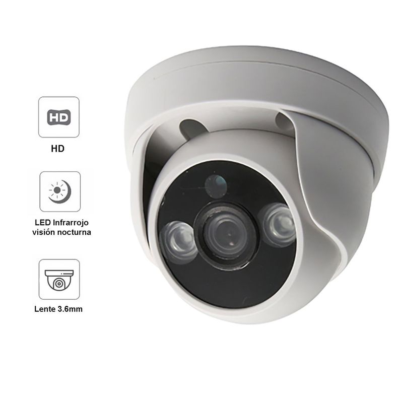 Kit 8 Cámaras de Seguridad Mixto HD 1MP - M80L-2