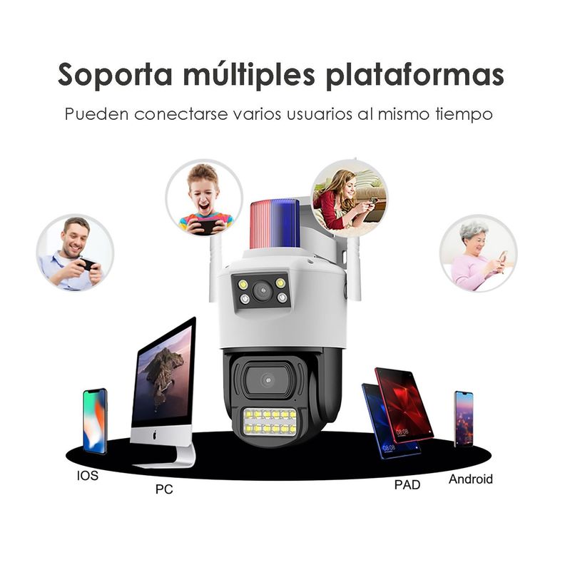 Cámara Seguridad IP WIFI Exterior IP1400 -1