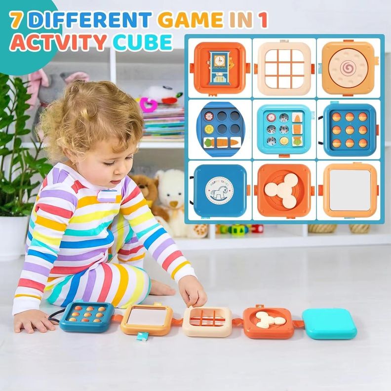 TABLERO PLEGABLE SENSORIAL COGNITIVO PARA BEBE-3