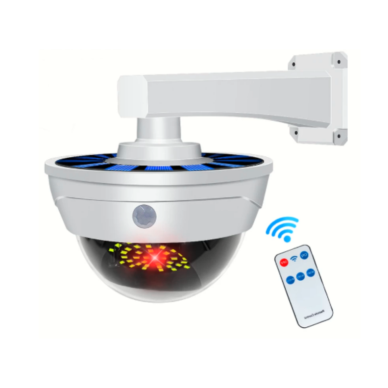 Foco Solar LED tipo Cámara Domo con Sensor-0