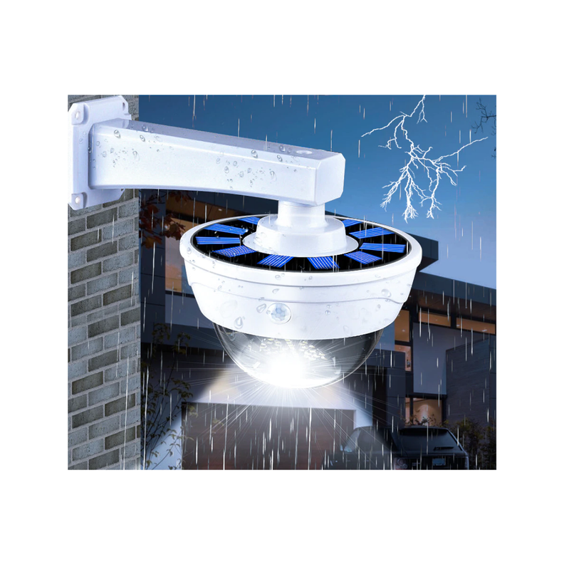 Foco Solar LED tipo Cámara Domo con Sensor-3