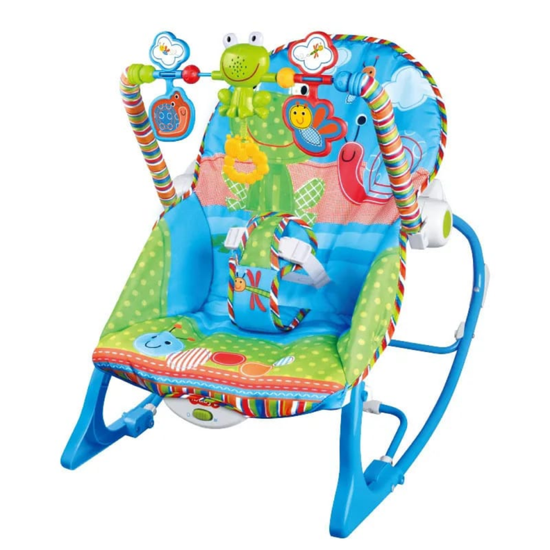 SILLA MECEDORA MUSICAL PARA BEBE 3 EN 1 AZUL-0