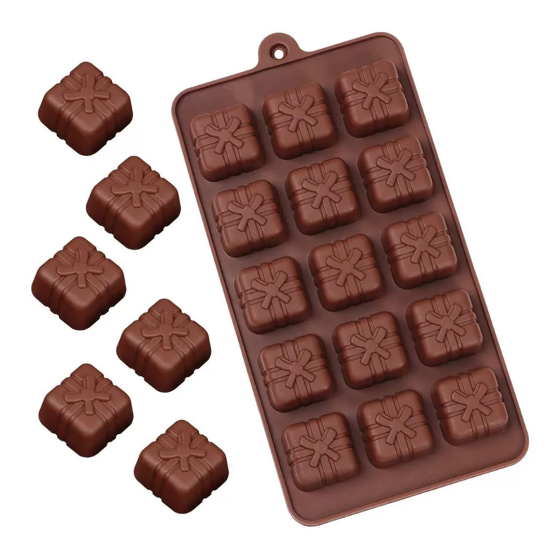 MOLDE SILICONA PARA BOMBONES CHOCOLATE REGALO-0