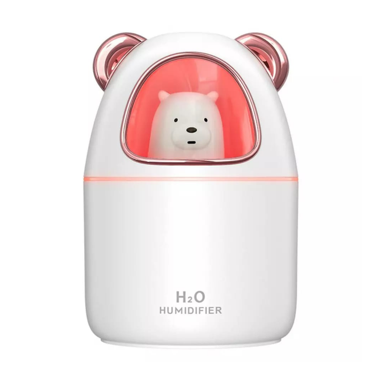 MINI HUMIDIFICADOR CON LUZ LED PARA DORMITORIO OSO-0