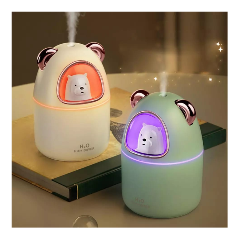 MINI HUMIDIFICADOR CON LUZ LED PARA DORMITORIO OSO-1
