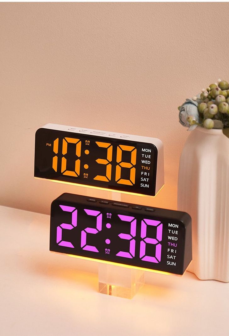 RELOJ DESPERTADOR CON CALENDARIO E ILUMINACION -1