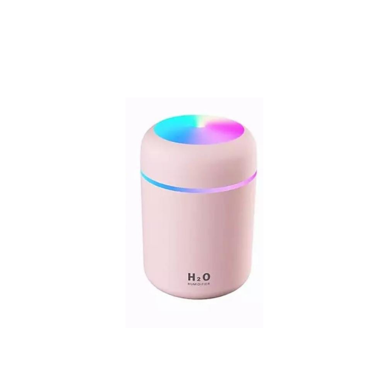 HUMIDIFICADOR DIFUSOR LED COLORFULL ROSA-0