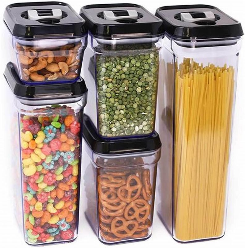 SET 5 CONTENEDORES DE ALIMENTOS HERMETICOS COCINA-0