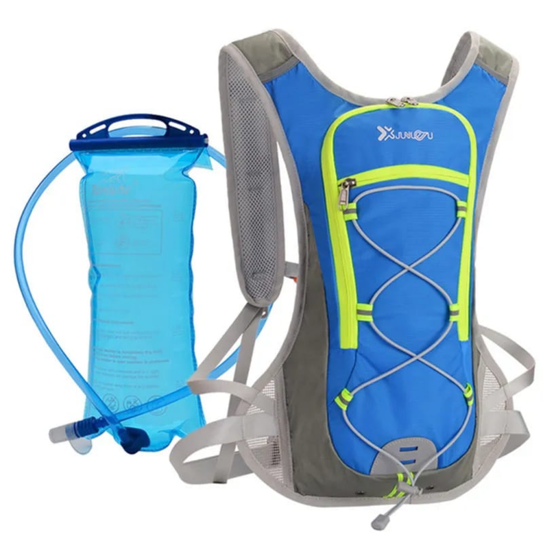 MOCHILA CAMPING OUTDOOR CAMELBACK CON BOLSA DE AGUA 2 LITROS AZUL-0