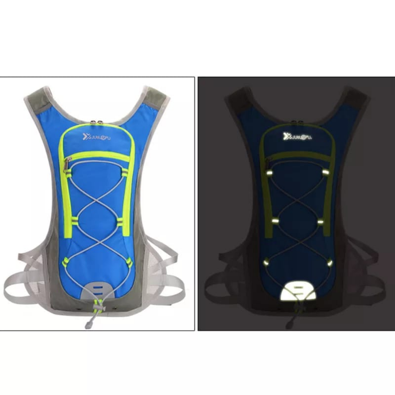 MOCHILA CAMPING OUTDOOR CAMELBACK CON BOLSA DE AGUA 2 LITROS AZUL-2