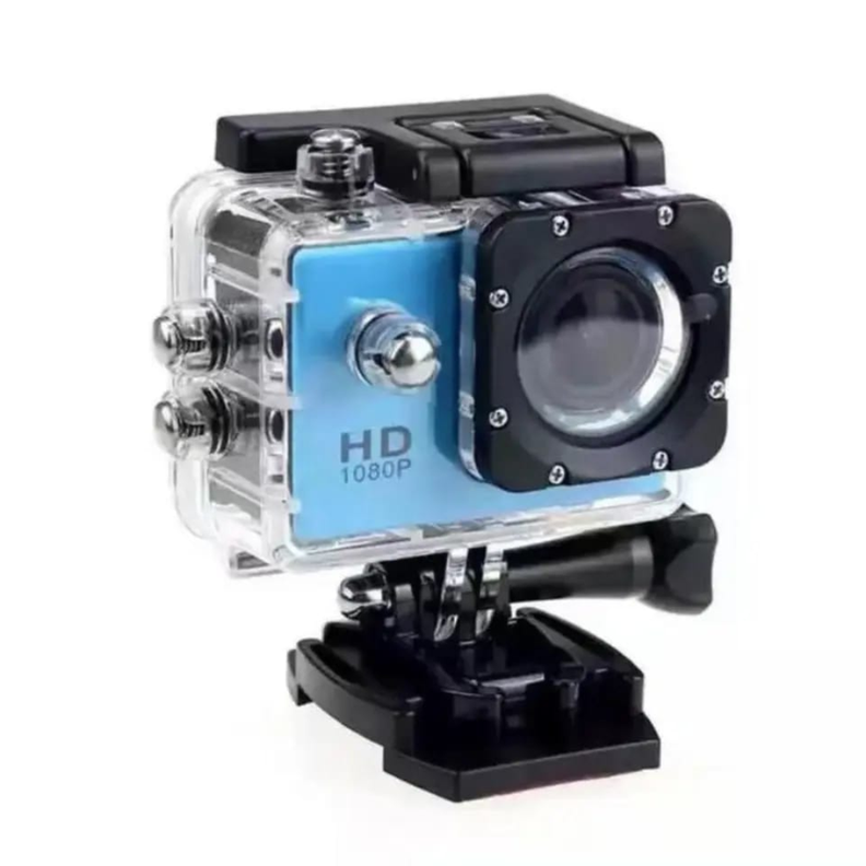 CAMARA DEPORTIVA SUMERGIBLE 4K FULL HD AZUL-0